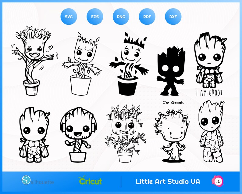 Free Free 300 Baby Groot Svg Free SVG PNG EPS DXF File