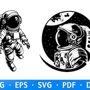 Astronaut SVG Schnittdateien, Weltraum svg, Galaxie svg, Astronaut Clipart, Weltraum svg, Cut-Dateien für Cricut
