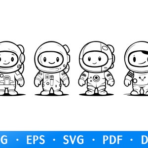File Svg Cut Baby Astronauta, Clipart Kid Astronauta, Baby Shower Astronauta, Baby Shower Celestiale, Decorazione dell'asilo nido e Progetti fai da te