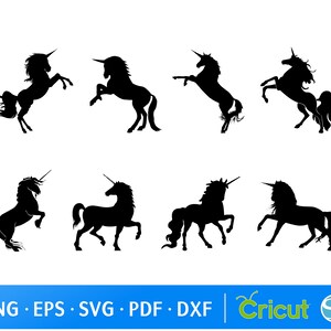 Magical Unicorn Bundle: SVG Cut Files & Clipart for Cricut, Unicorn Clipart - Instant Download