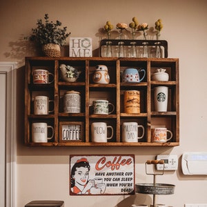 Coffee Mug Display Shelf