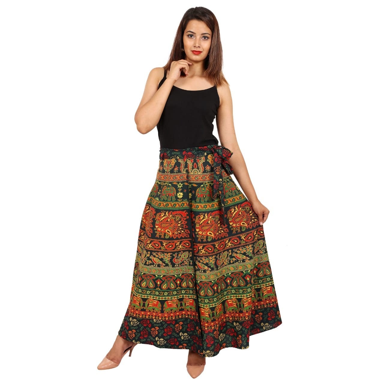 Indian Boho Skirt wrap skirt Boho Maxi skirts Mandala maxi | Etsy