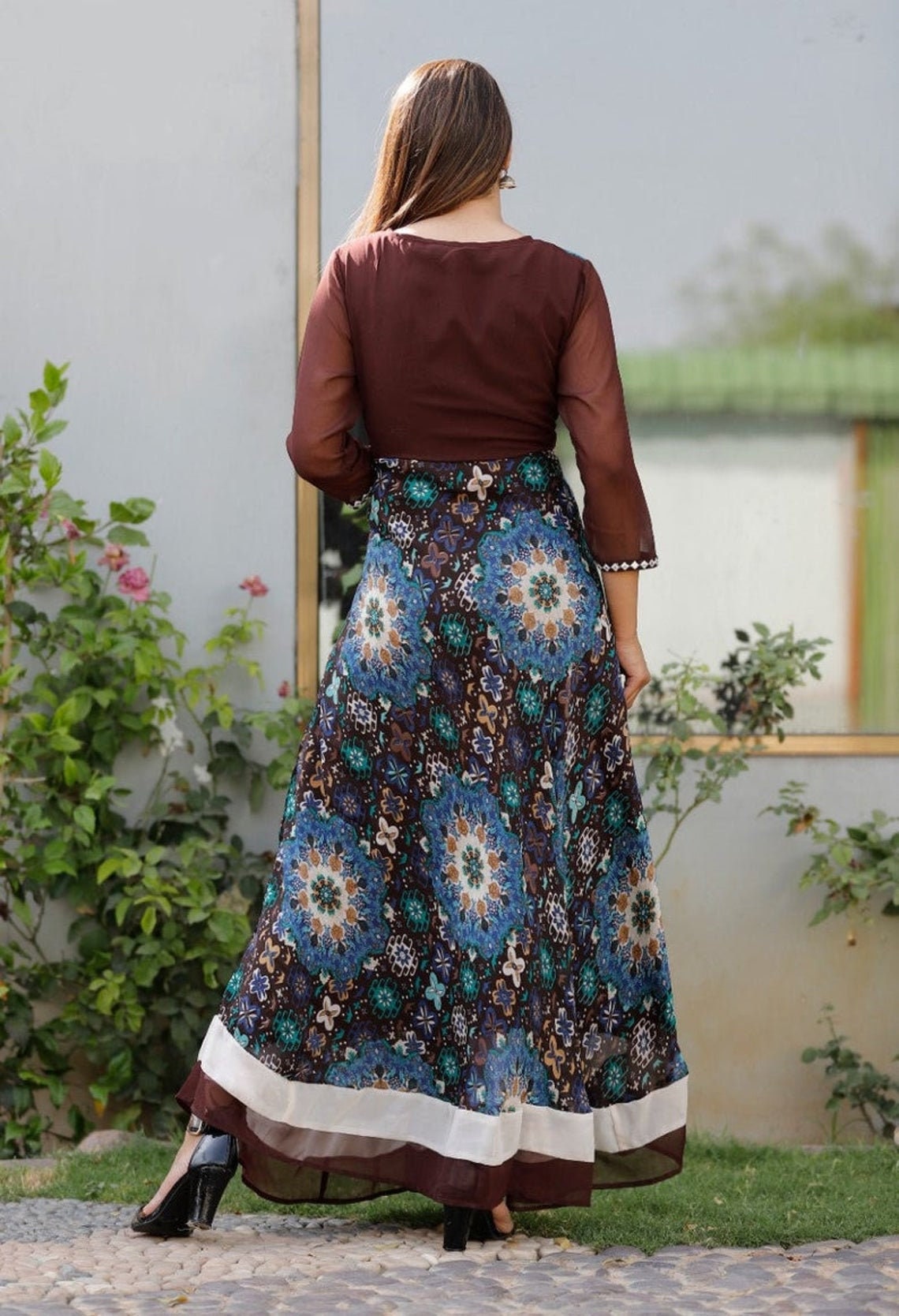Indian Printed 100% Rayon Designer Printed Kurti Pant Set For | Etsy