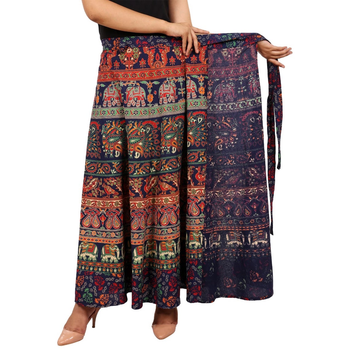 Indian Boho Skirt Wrap Skirt Boho Maxi Skirts Mandala Maxi Etsy