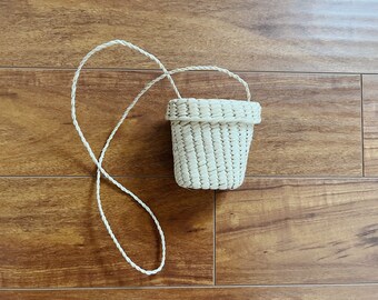 Vintage Seagrass Basket