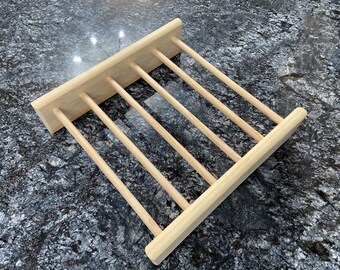 Handmade Wood Cooling Rack unfinished 12x12x3