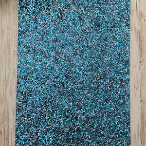 Chunky Glitter Blue with Multicolor Parts Sheet | 8 in. x 11 3/4 in.