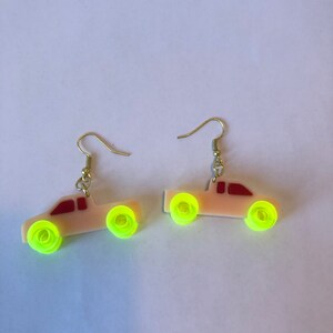 Atomic Pick-Up Truck Earrings