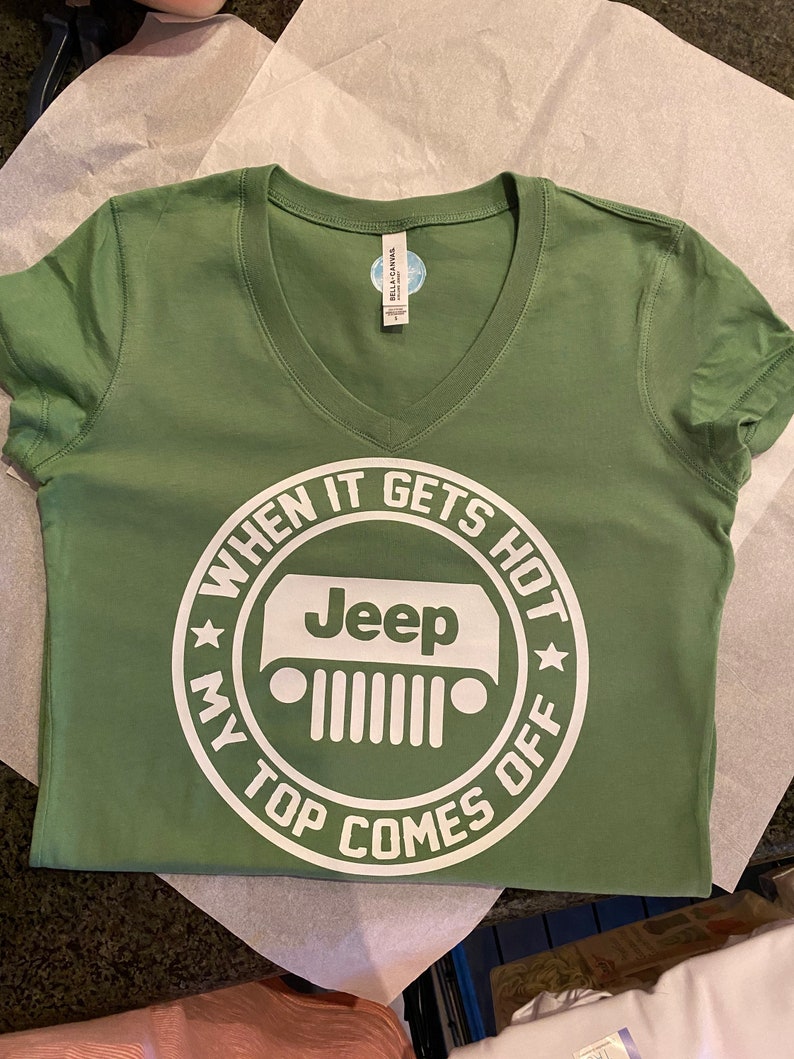When It Gets Hot My Top Comes Off Jeep Life T Shirt Tank Or Etsy