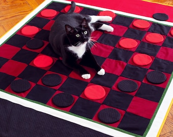 Jumbo Jet Checkers Set (PDF) Quiltpatroon downloaden