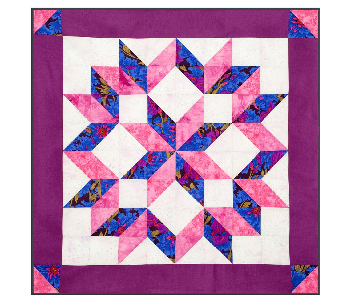 Carpenter's Star PDF Download Quilt Pattern for Hand Etsy
