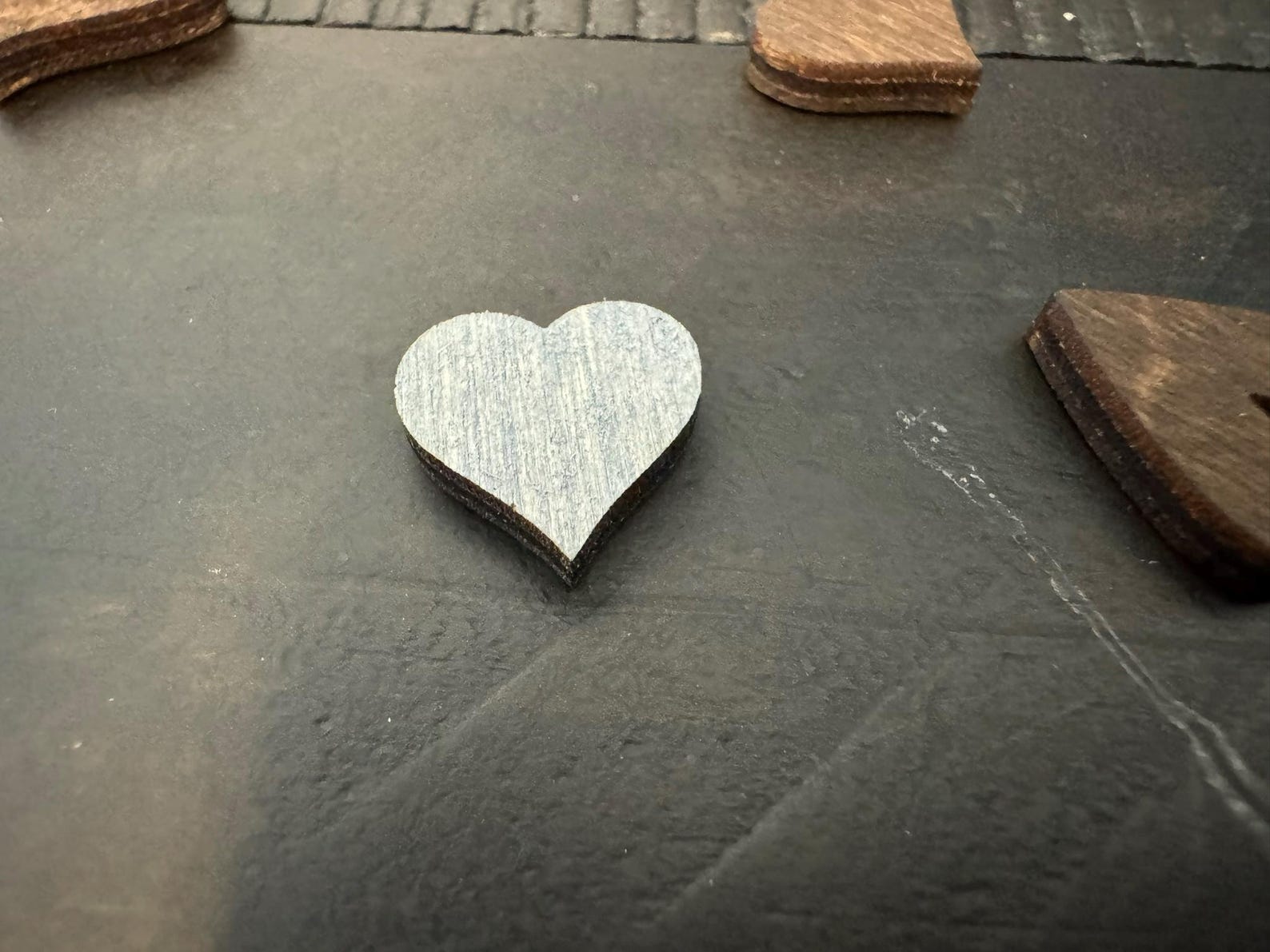 Small Rustic Heart 100 Pcs. Tiny Rustic Wood Heart Confetti | Small Scatter Hearts ...