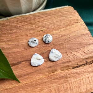Stone studs | faux stone polymer clay