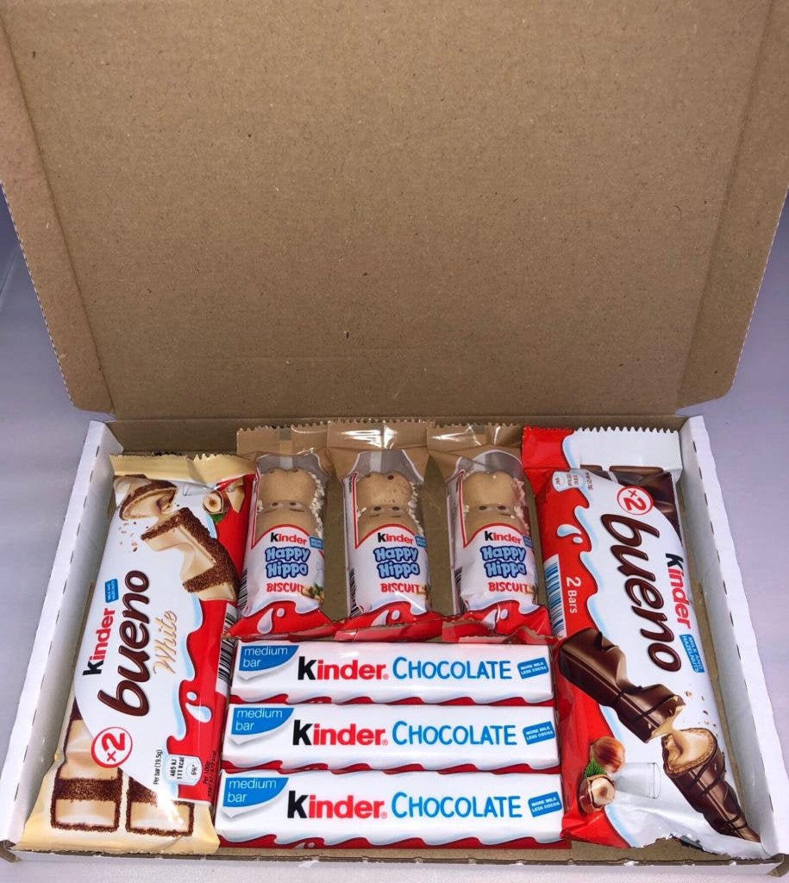 Medium Chocolate Box Kinder Assortment Birthday Gift Etsy
