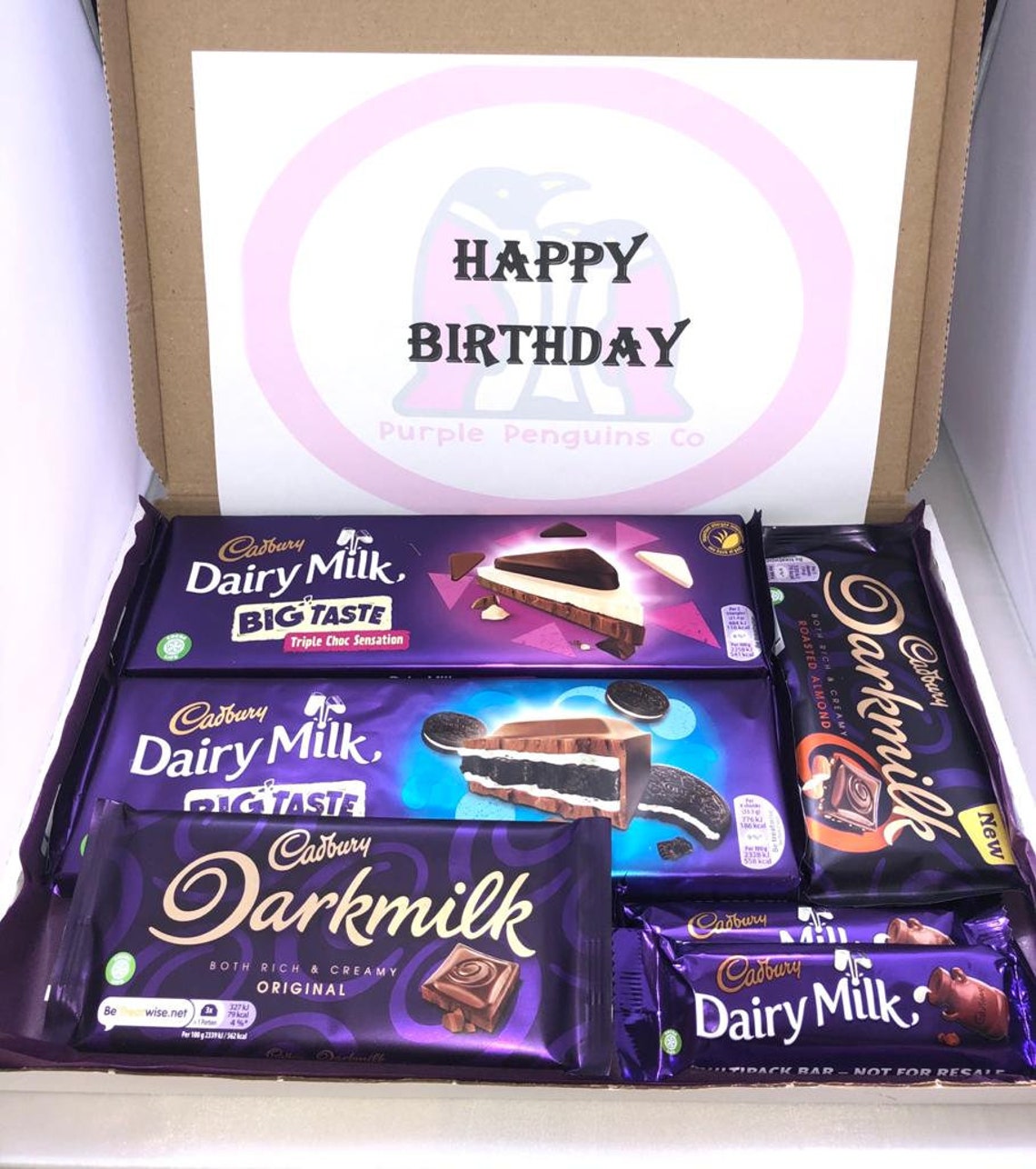 Large Chocolate Box Dairy Milk Big Taste & Darkmilk Etsy