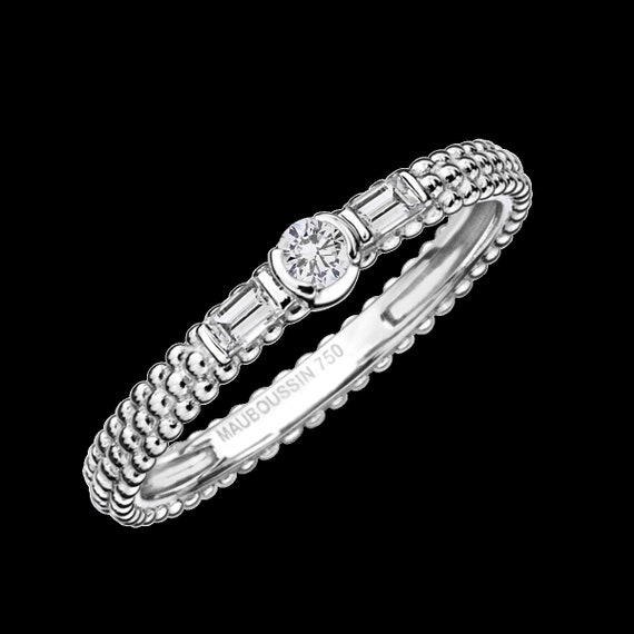 White gold & Diamonds Mauboussin Ring