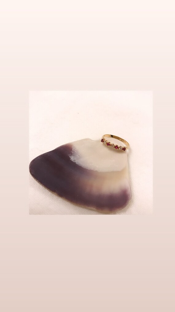 Ruby & diamonds ring - image 1