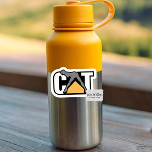 Funny Cat Hooker Waterproof Vinyl Sticker bild 3