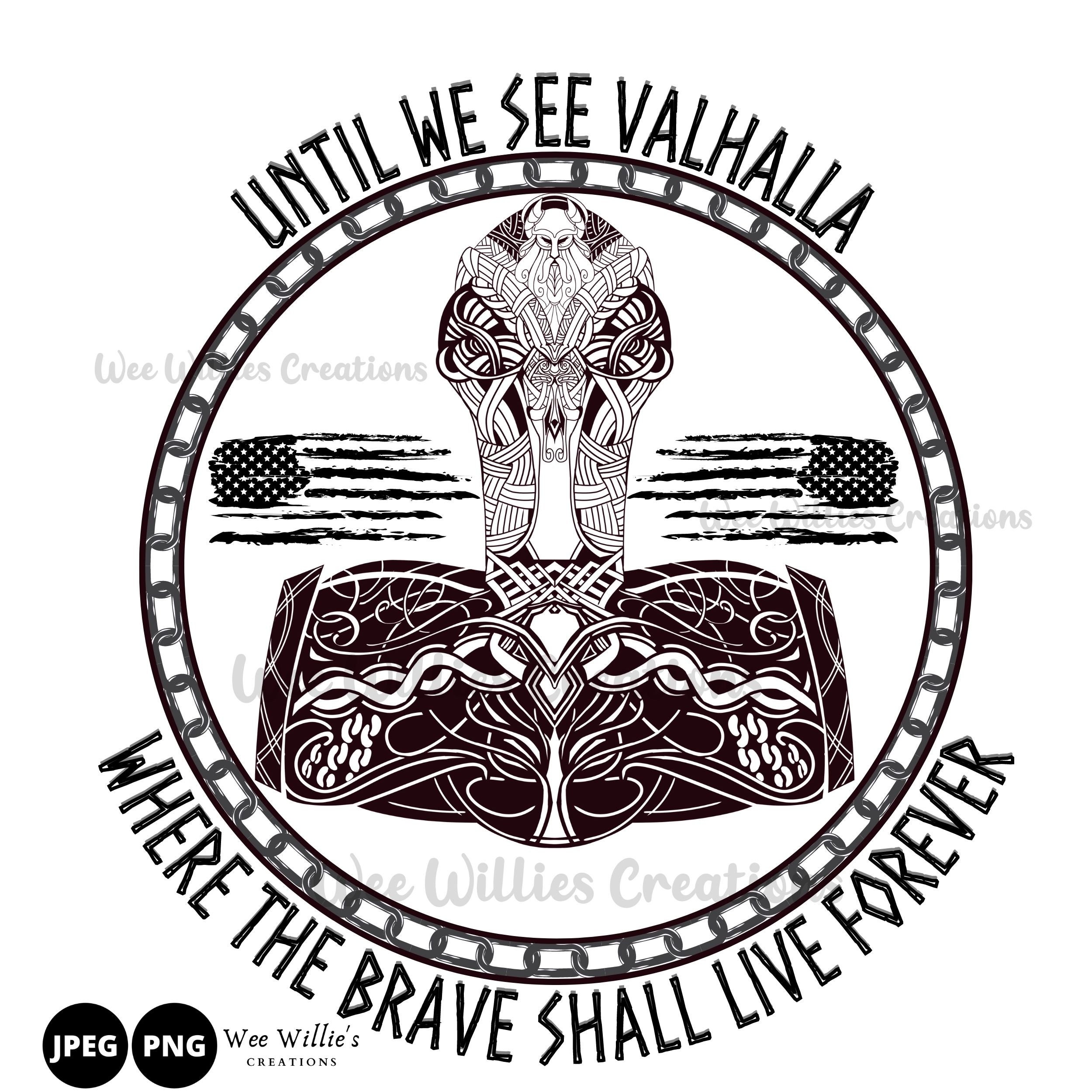 Viking Warrior Until Valhalla Viking Photographic Print for Sale by  Dog-T-Shirts