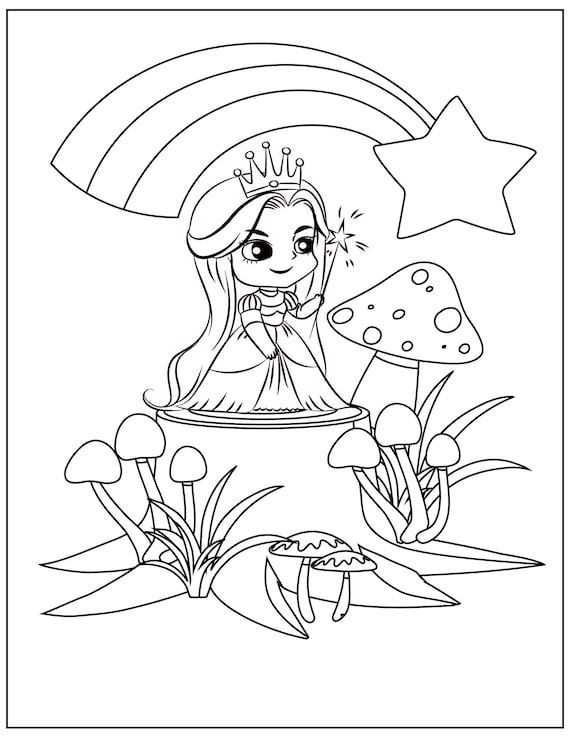 Easy kids' colouring pages for instant download. 15 fun | Etsy