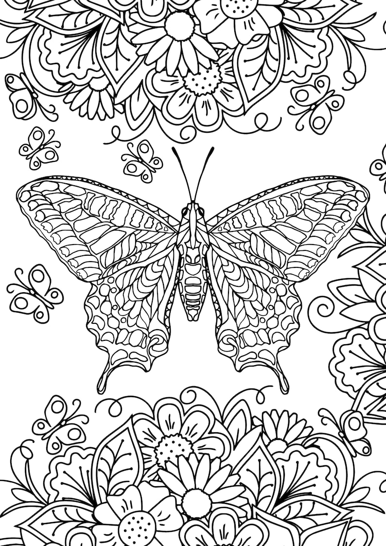 Adults' Colouring Book 21 pages of Peace and Tranquility Etsy
