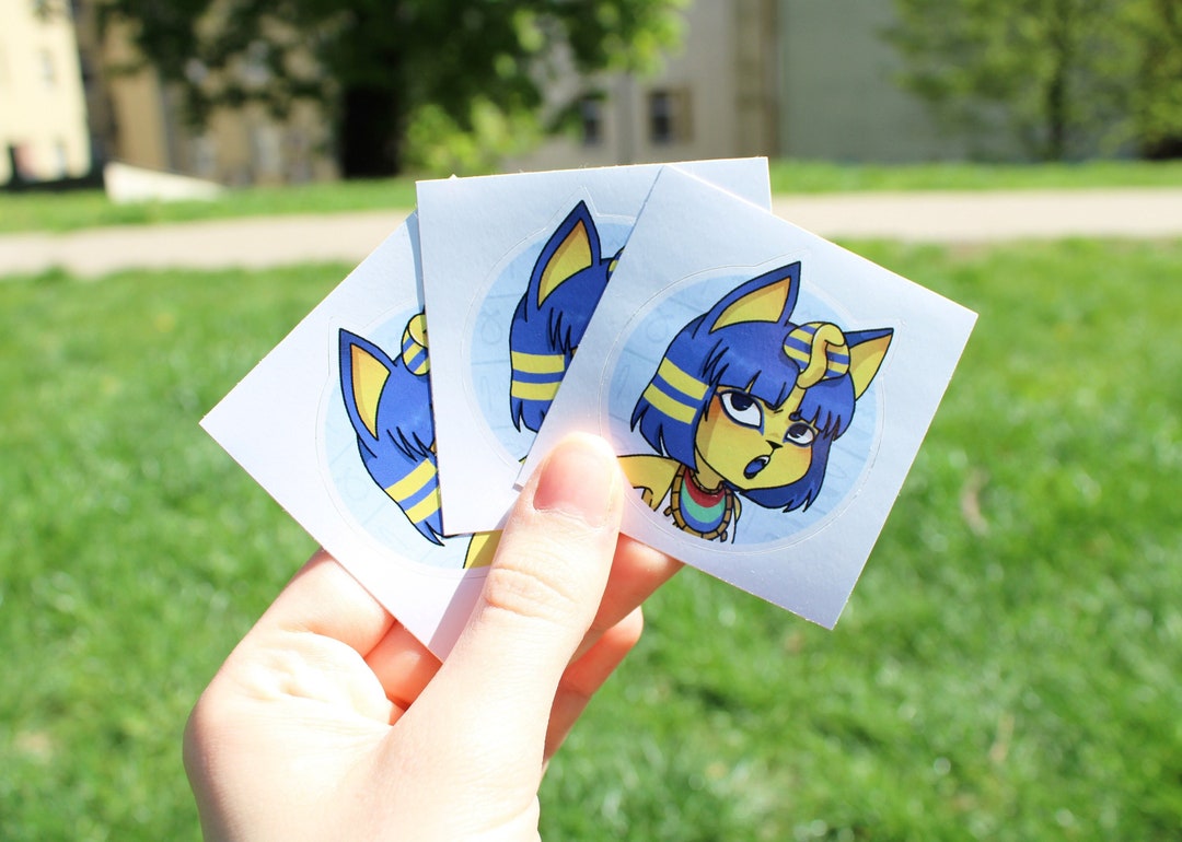 Ankha Animal Crossing Sticker - Etsy