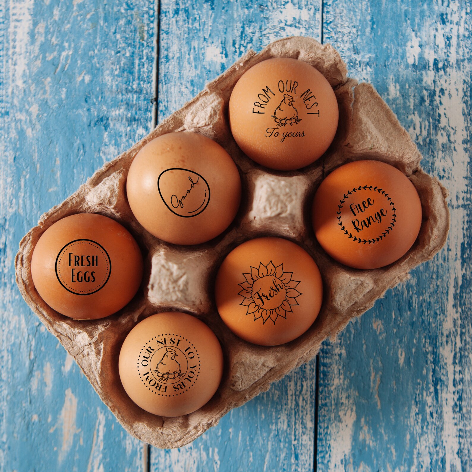 2 Egg Stamp Bundle Etsy