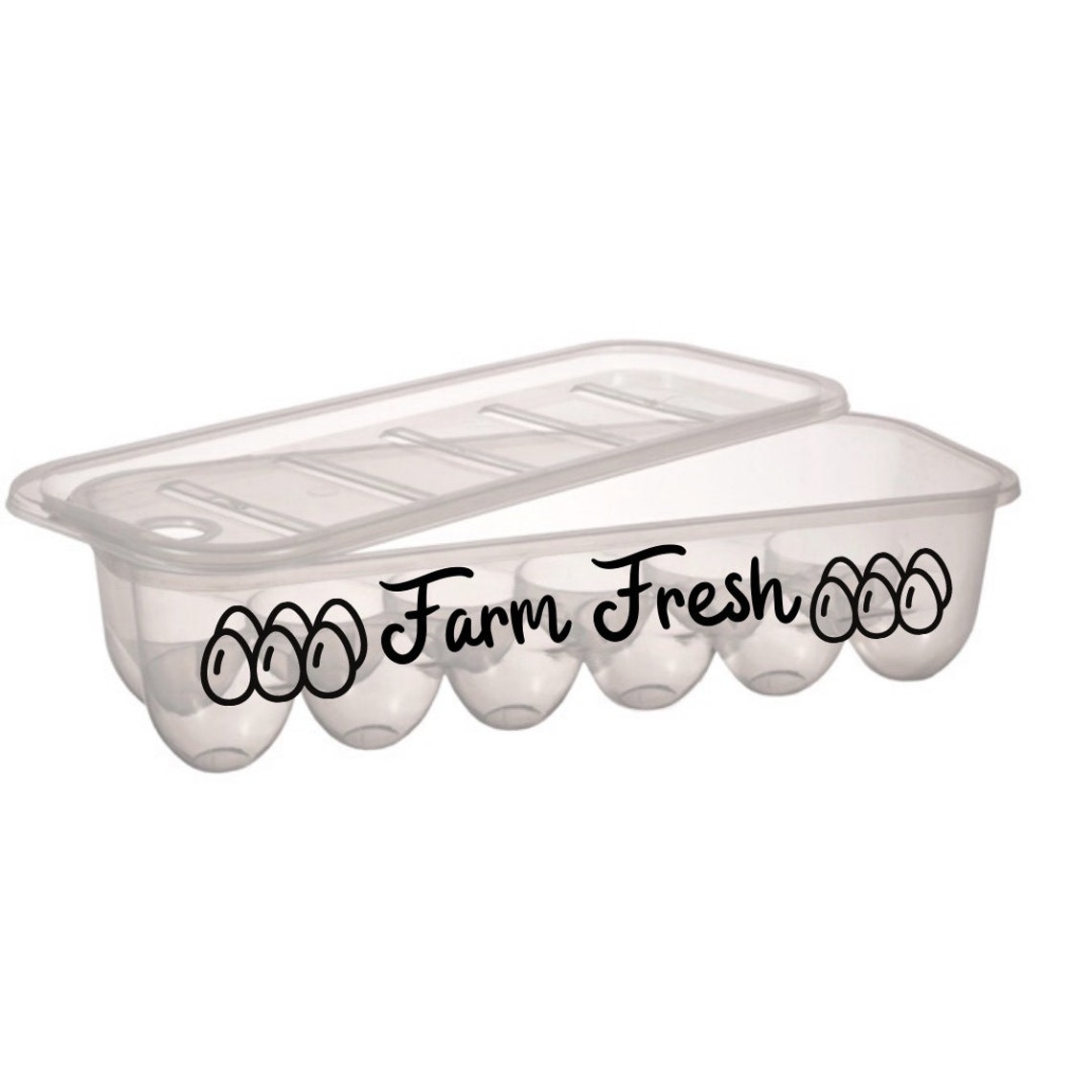 Reusable Plastic Egg Cartons With Lid Customizable Etsy