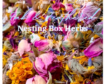 Organic Nesting Box Herbs - Chicken Coop Refresher - Natural Wormer - Insecticide - Egg Laying Stimulant