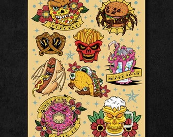 Traditional Tattoo Flash Posters  Fine Art America