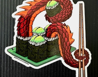Sushi Monster Sticker