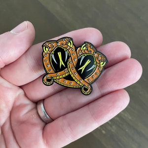 Pretzel Monster Pin
