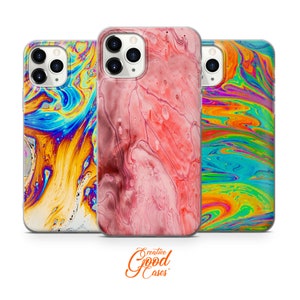 Liquid marble phone case fit for iPhone 15 Pro Max, 14 Plus, 13, 12, 11, XR & Samsung S23, S22, A54, A53, Pixel 7, 8