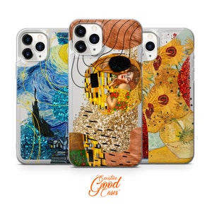 Famous Art phone case fit for iPhone 15 14 13 12 12 mini iPhone 11 case iPhone Xr 8 Plus iPhone 7 iPhone X iPhone Xs iPhone Xs Max iPhone SE