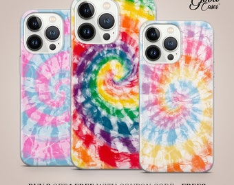 Retro Tie-Dye Phone Case: iPhone & Samsung, Pixel