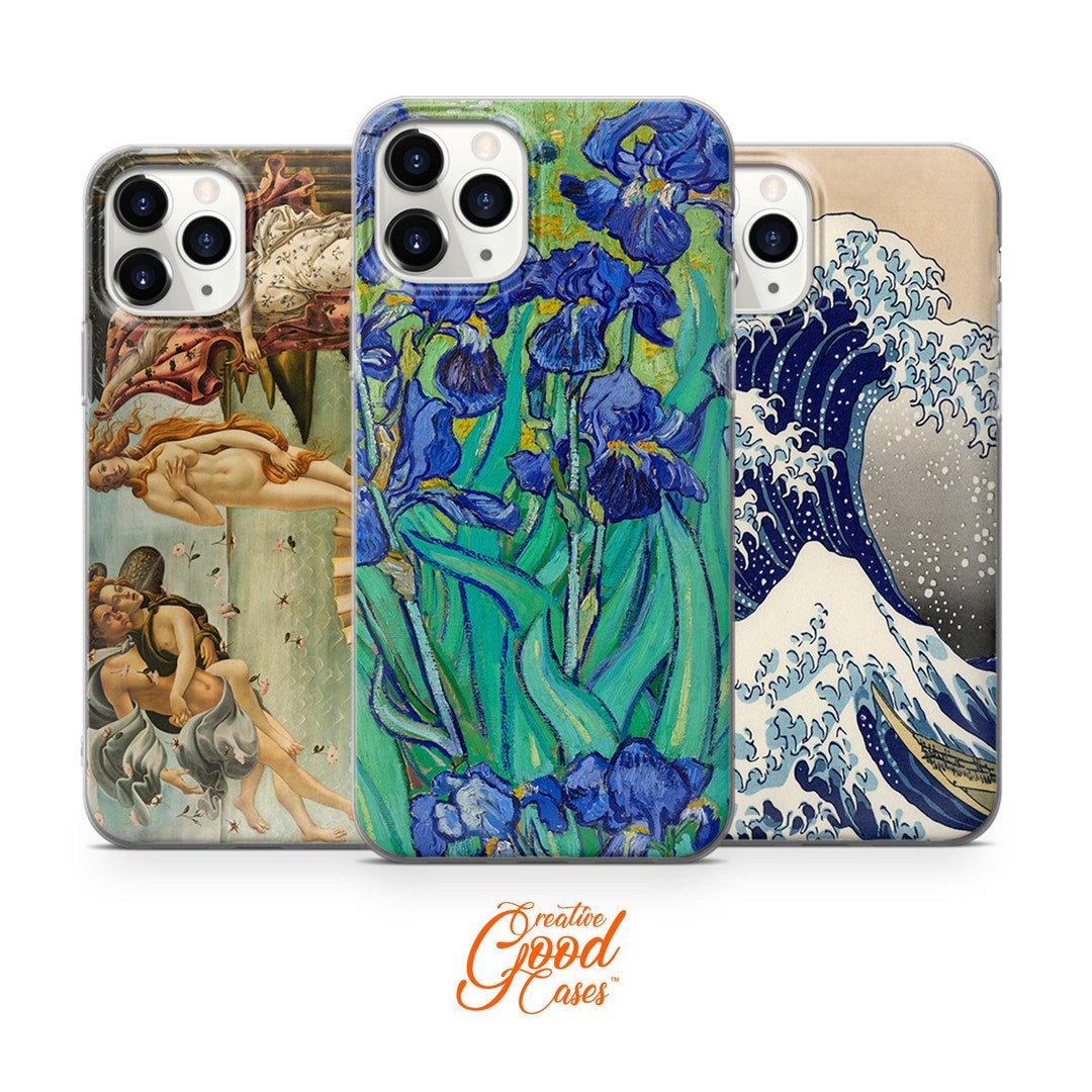 Art Painting Phone Case Fit for iPhone 15 Pro Max, 14 Plus, 13, 12, 11