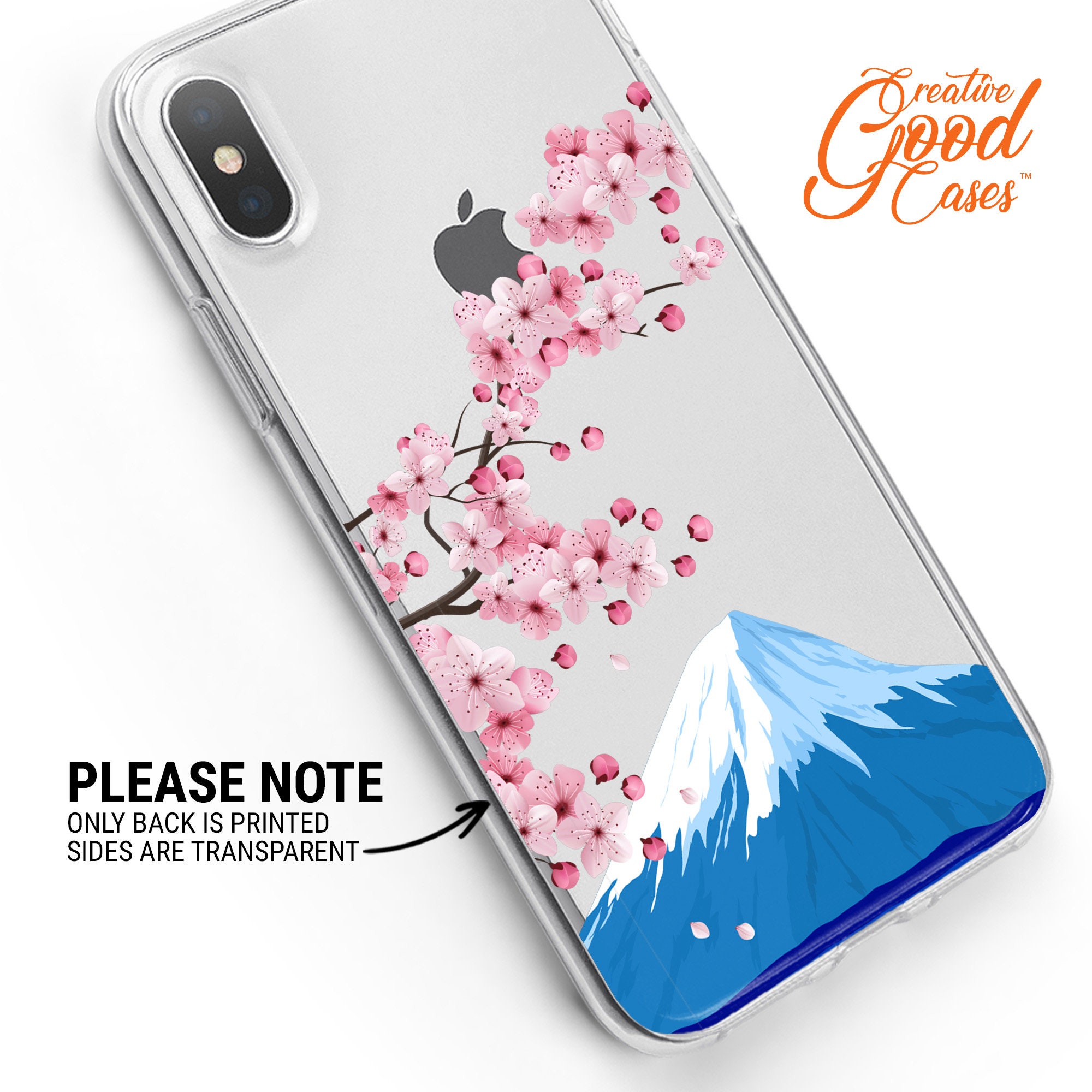 iPhone8 256GB☆sakura Sakura Phone Case Japan Art Cherry Blossom Fit for iPhone 15