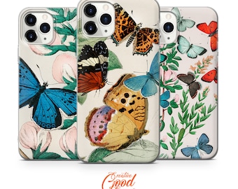 Butterfly Phone Case: Pastel Boho Clear Cover