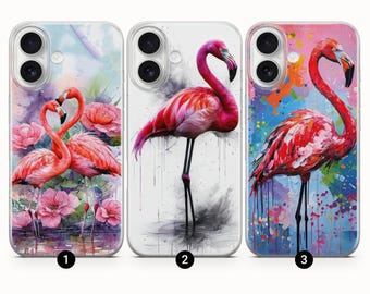 Pink Flamingo Phone Case: Tropical Bird Cover for iPhone, Samsung, Pixel