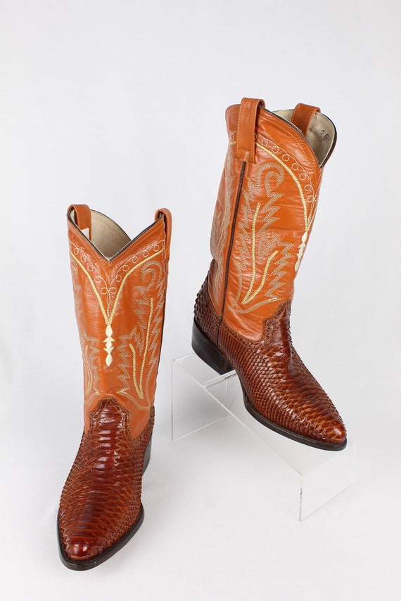 Real Snakeskin Cowboy Boots