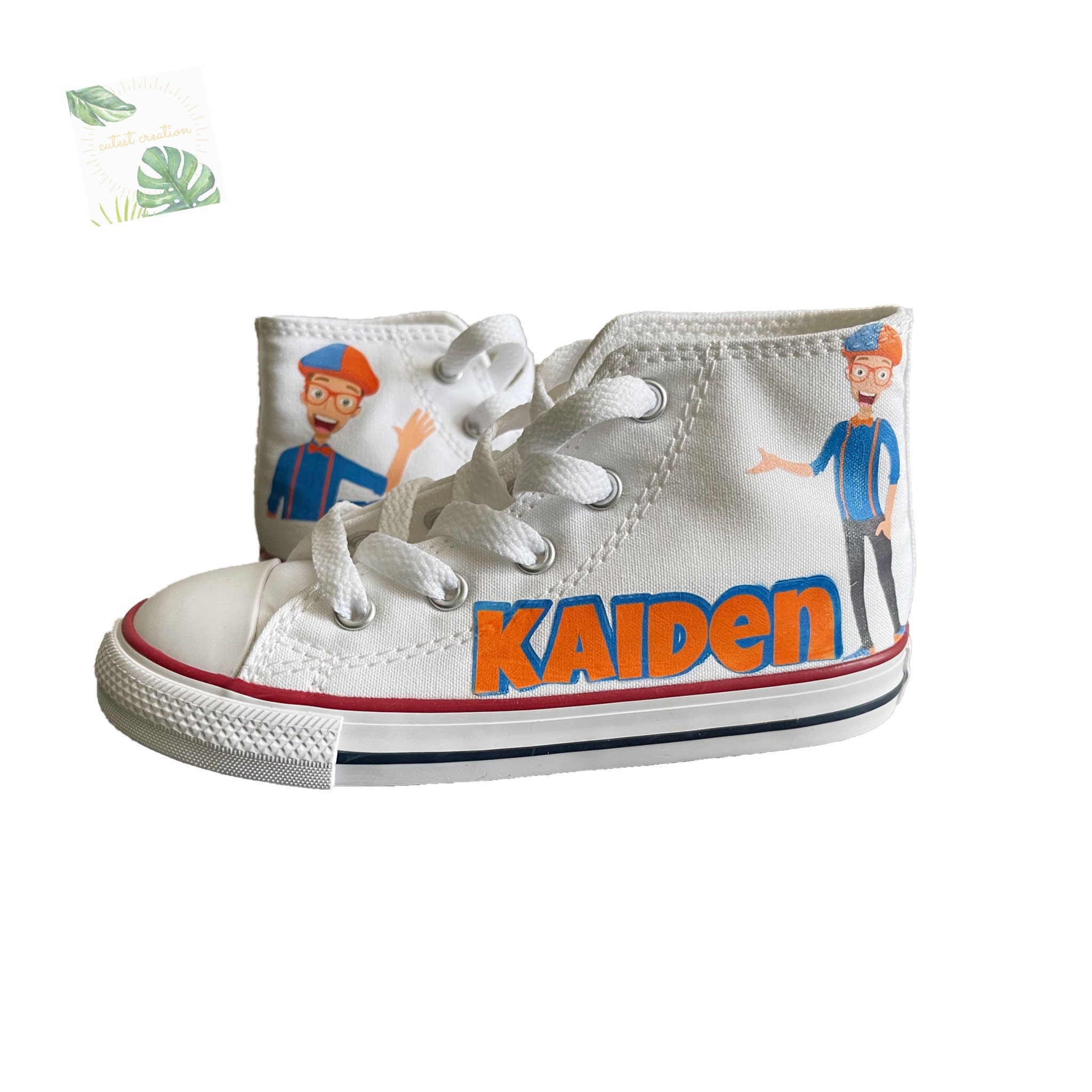 custom blippi shoes
