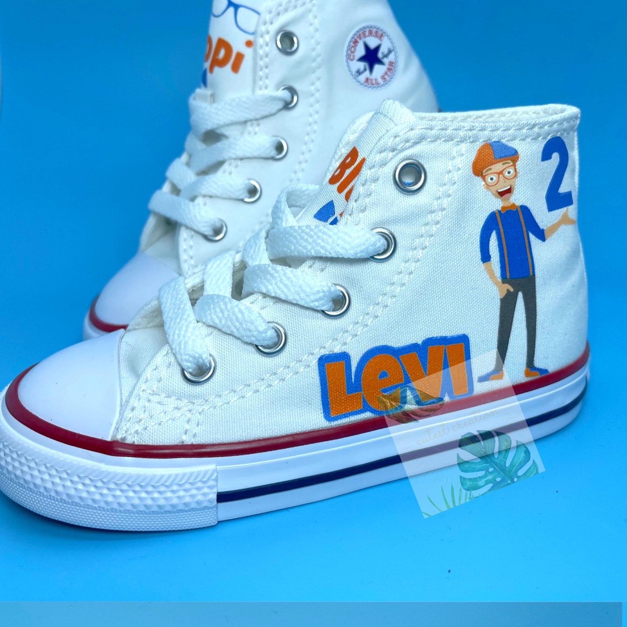custom blippi shoes