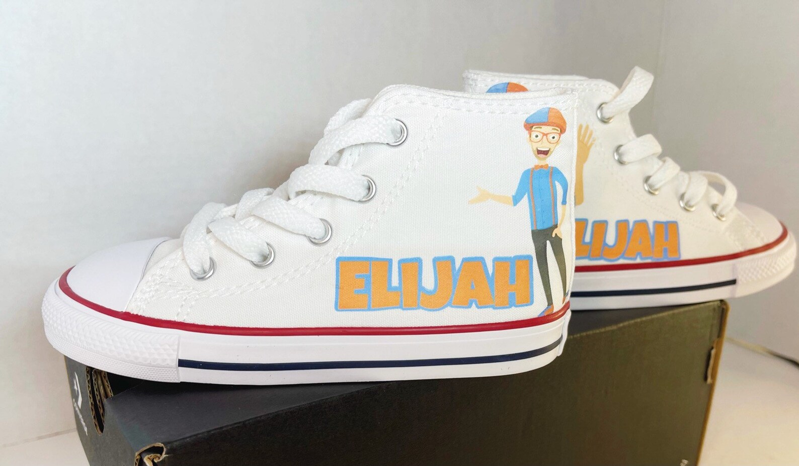 custom blippi shoes