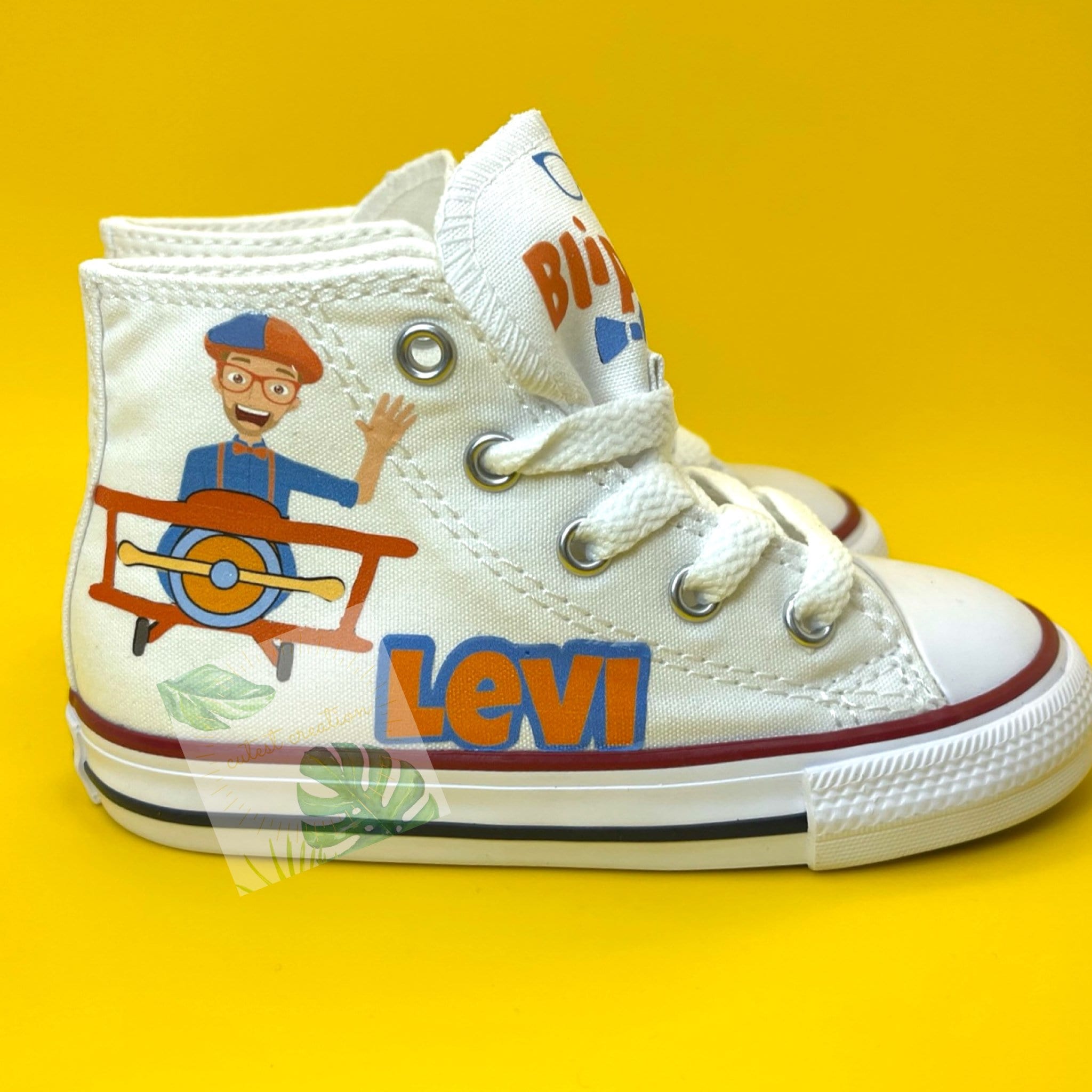 custom blippi shoes