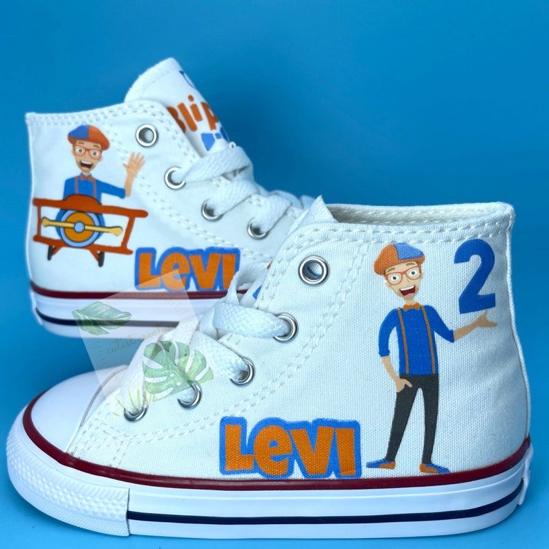 custom blippi shoes