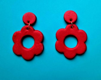 The Aviva Earrings | Red