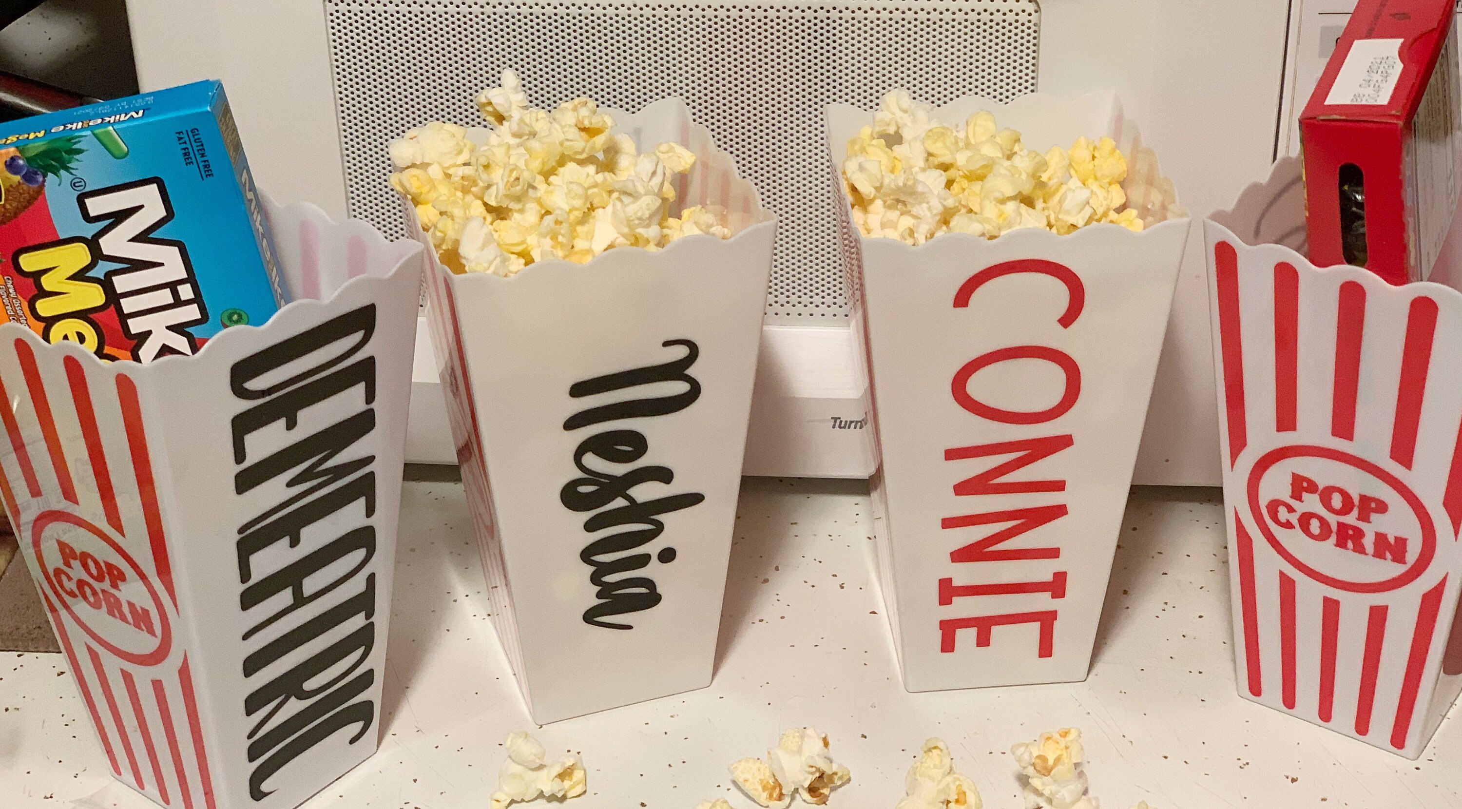 Reusable Personalized Popcorn Containers Party Favor for Etsy