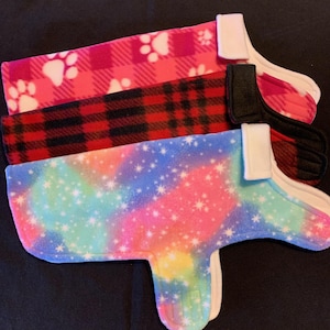 Medium Fleece Dog Jackets