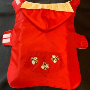 Small-Medium Water Resistant Dog Raincoat