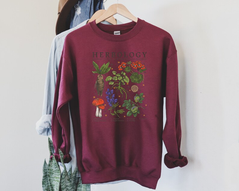 etsy herbology sweatshirt